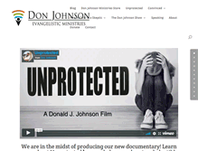 Tablet Screenshot of donjohnsonministries.org